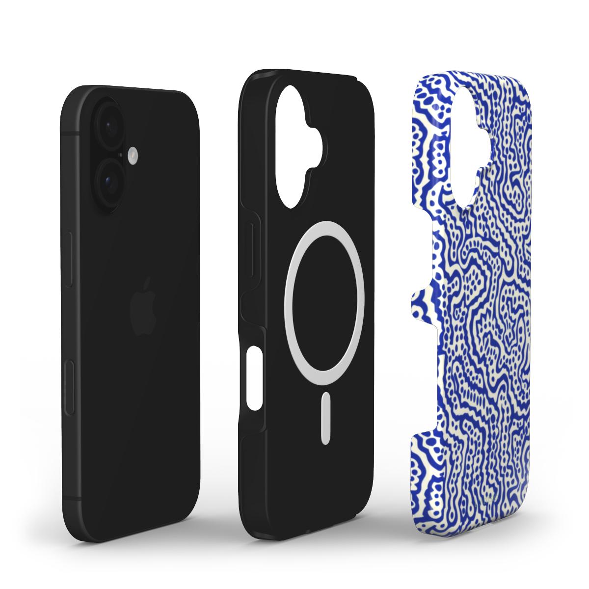 Abstract Blue Phone Case (MagSafe)