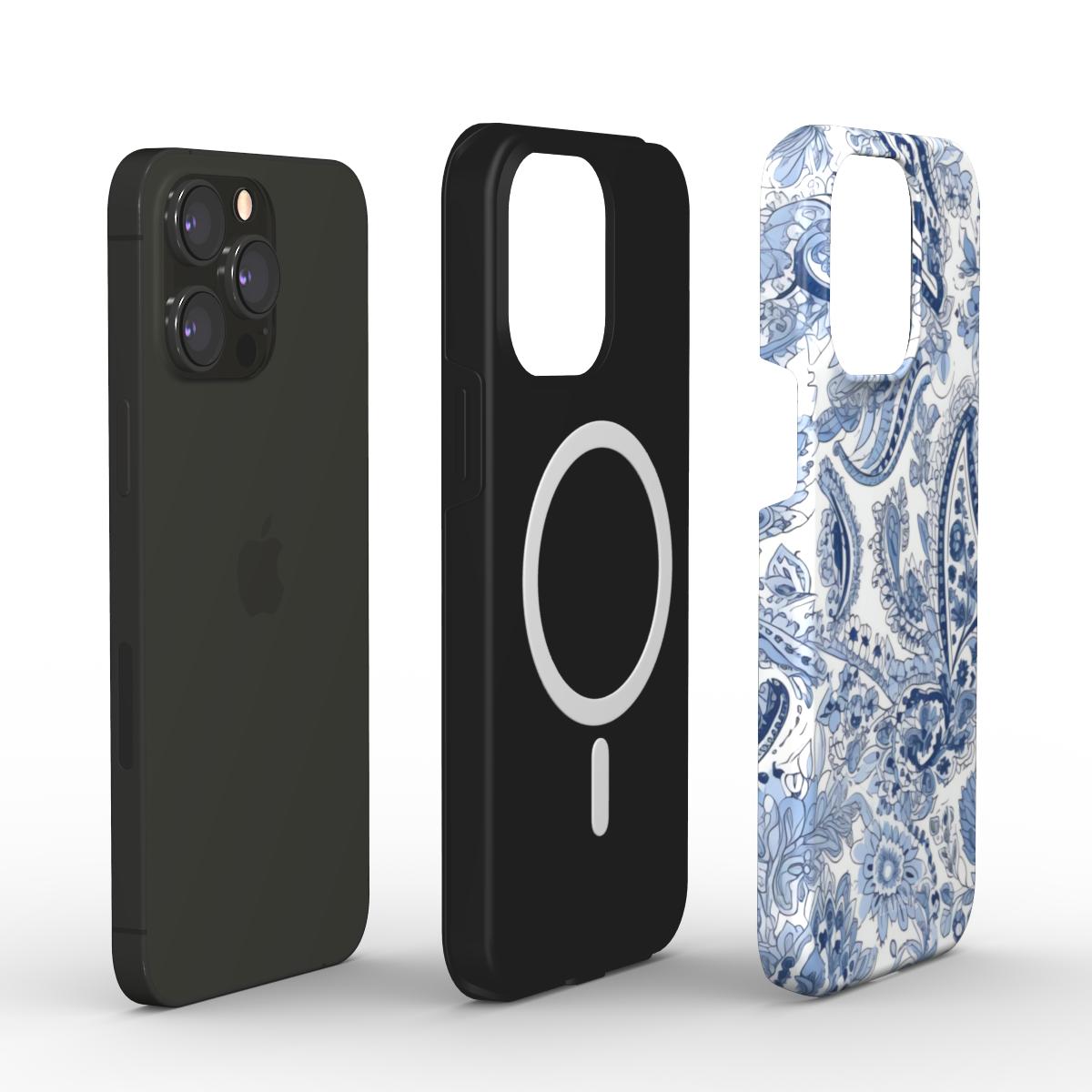 Blue Paisley Phone Case (MagSafe)
