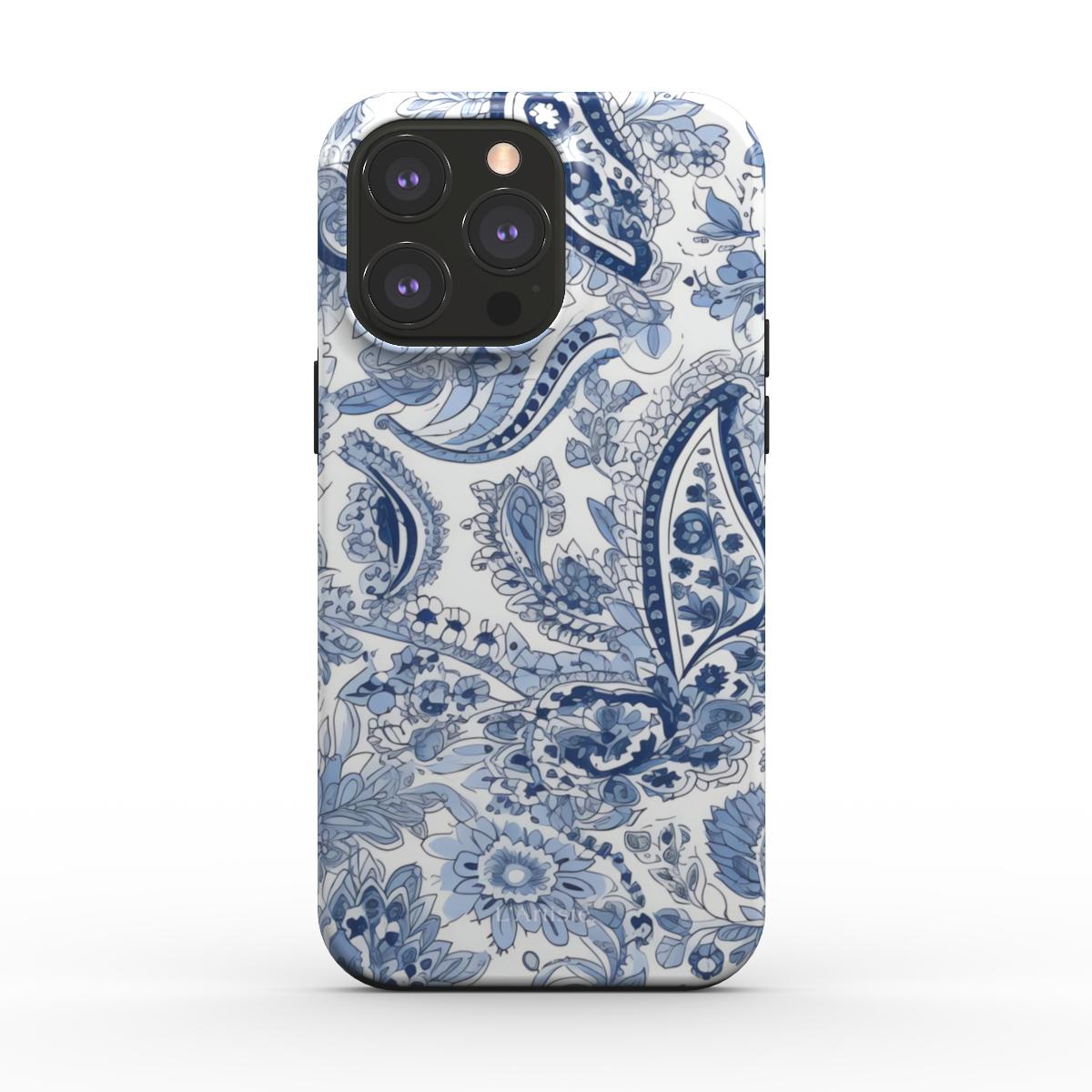 Blue Paisley Phone Case (MagSafe)