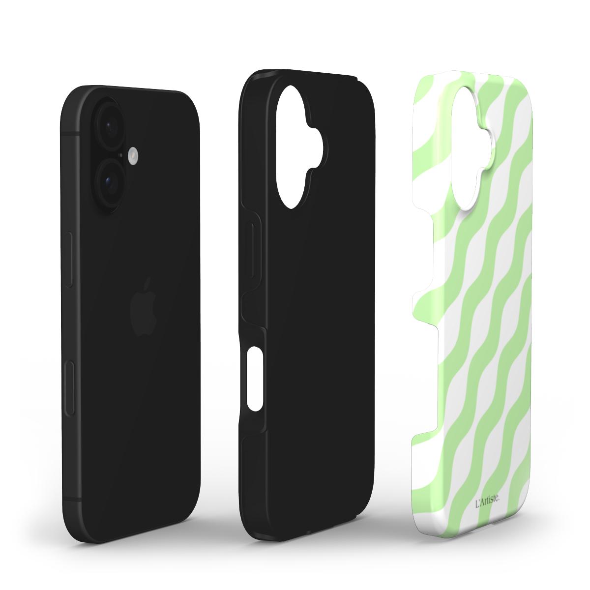 Wavy Green Phone Case