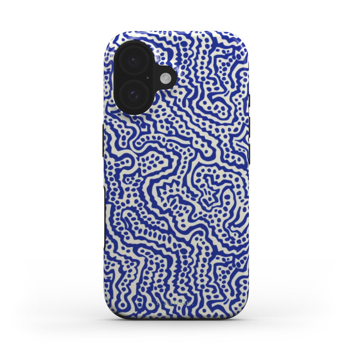 Abstract Blue Phone Case (MagSafe)