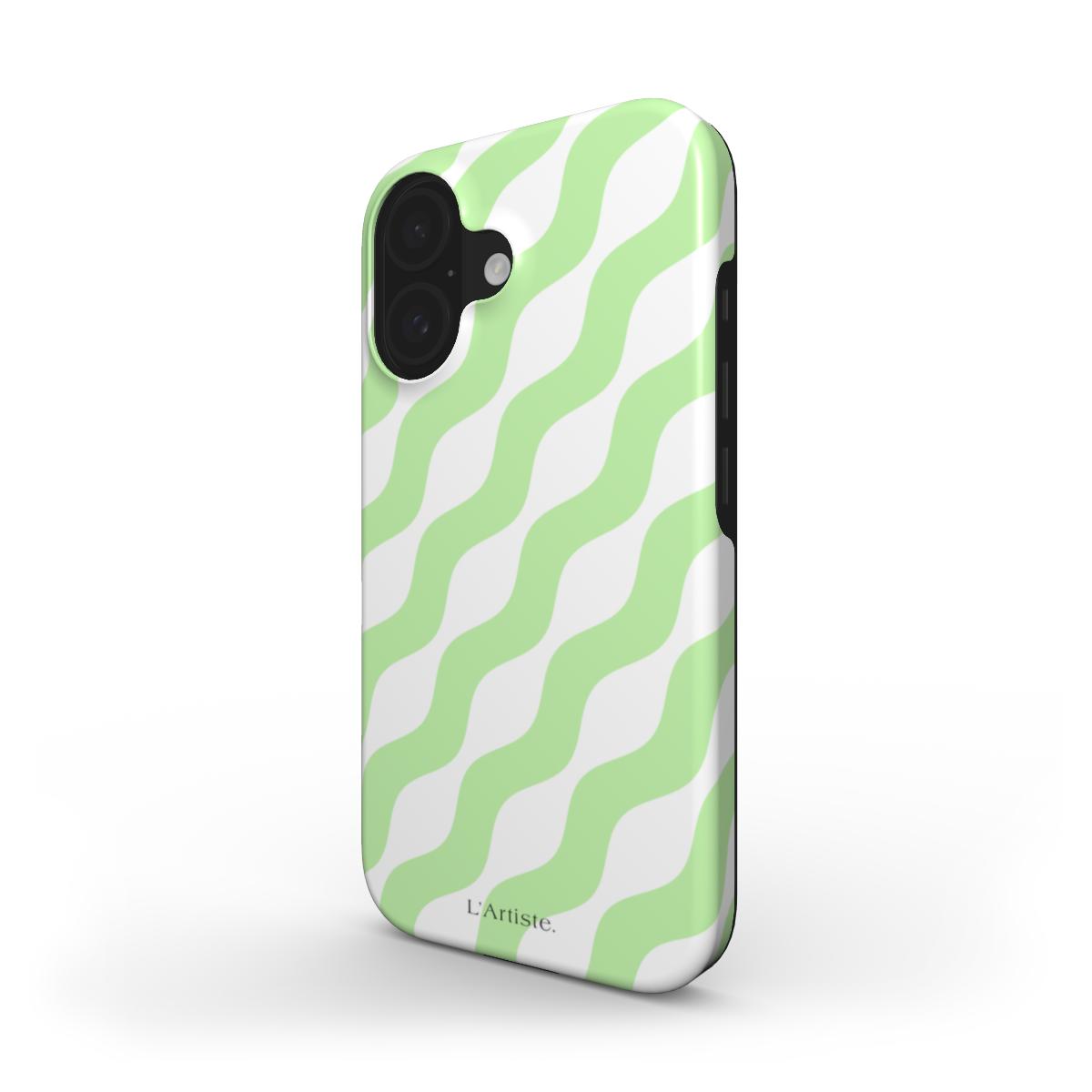 Wavy Green Phone Case