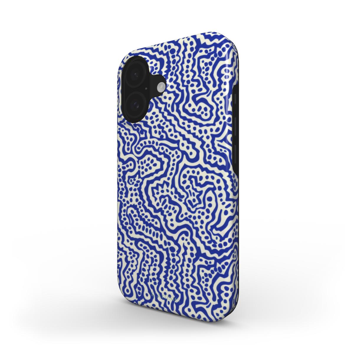 Abstract Blue Phone Case (MagSafe)
