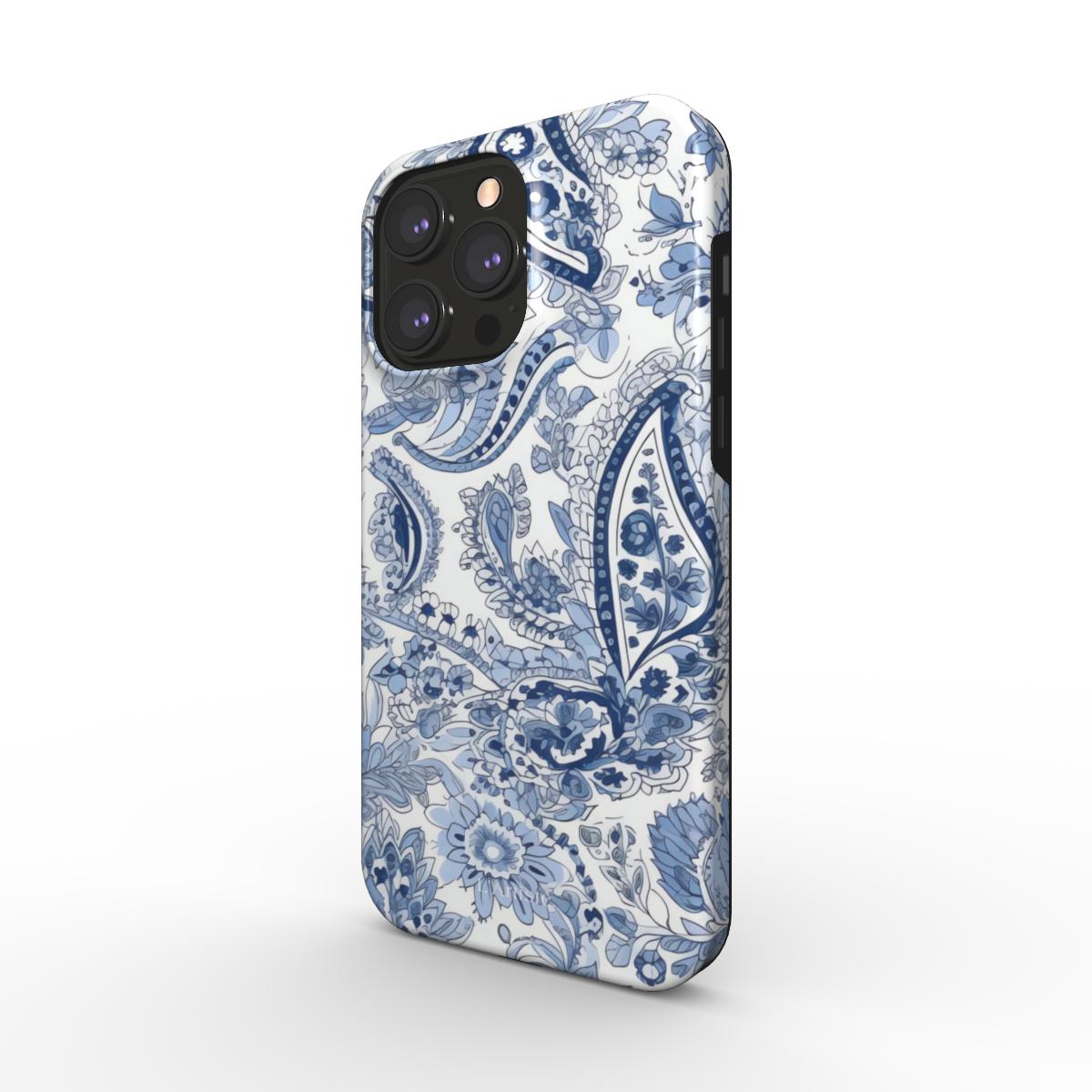 Blue Paisley Phone Case (MagSafe)