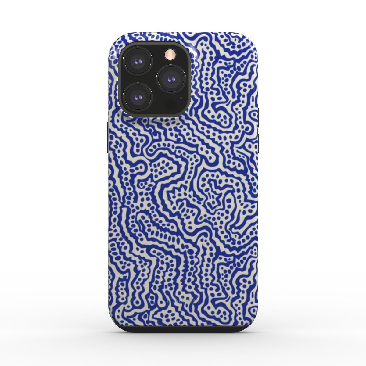 Abstract Blue Phone Case