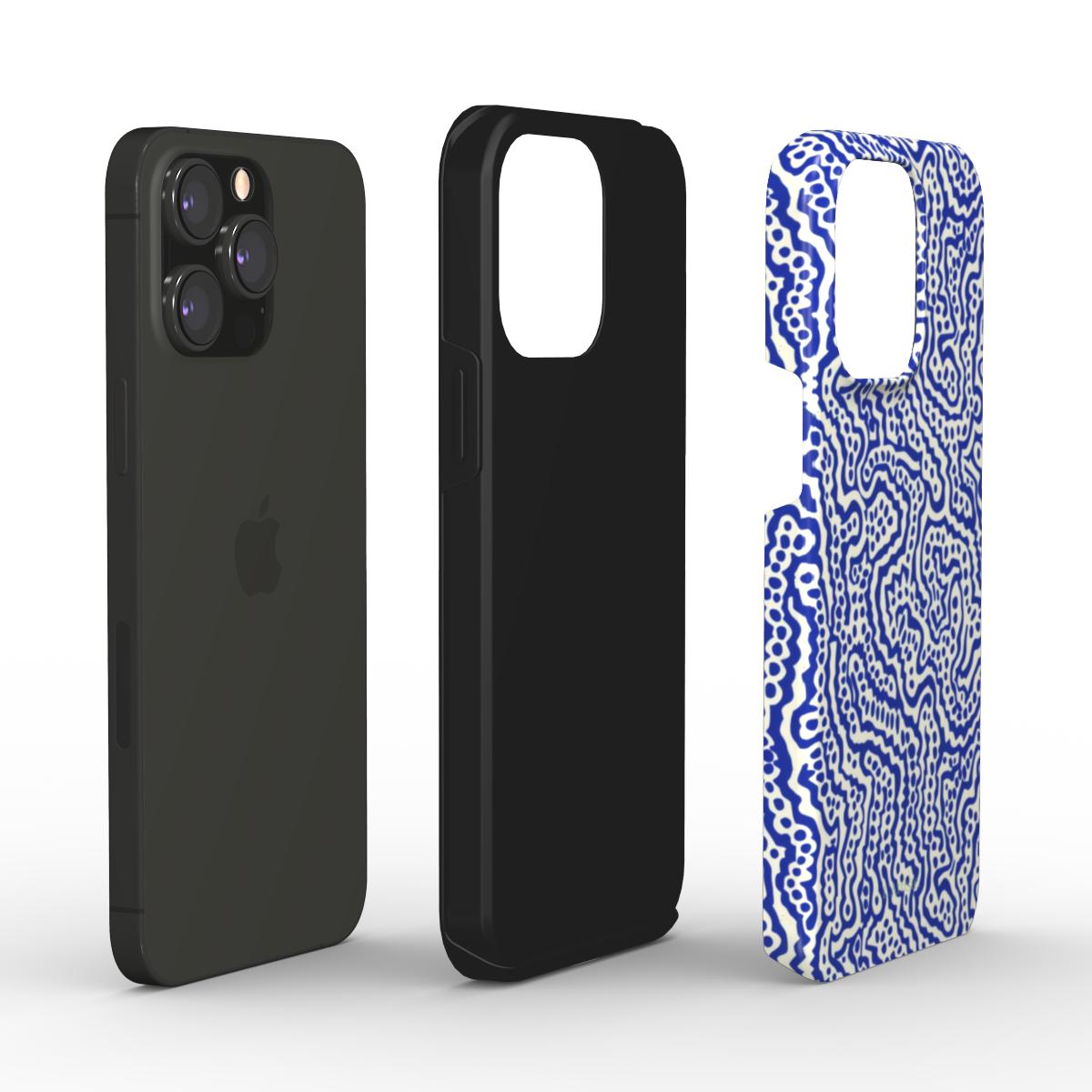 Abstract Blue Phone Case
