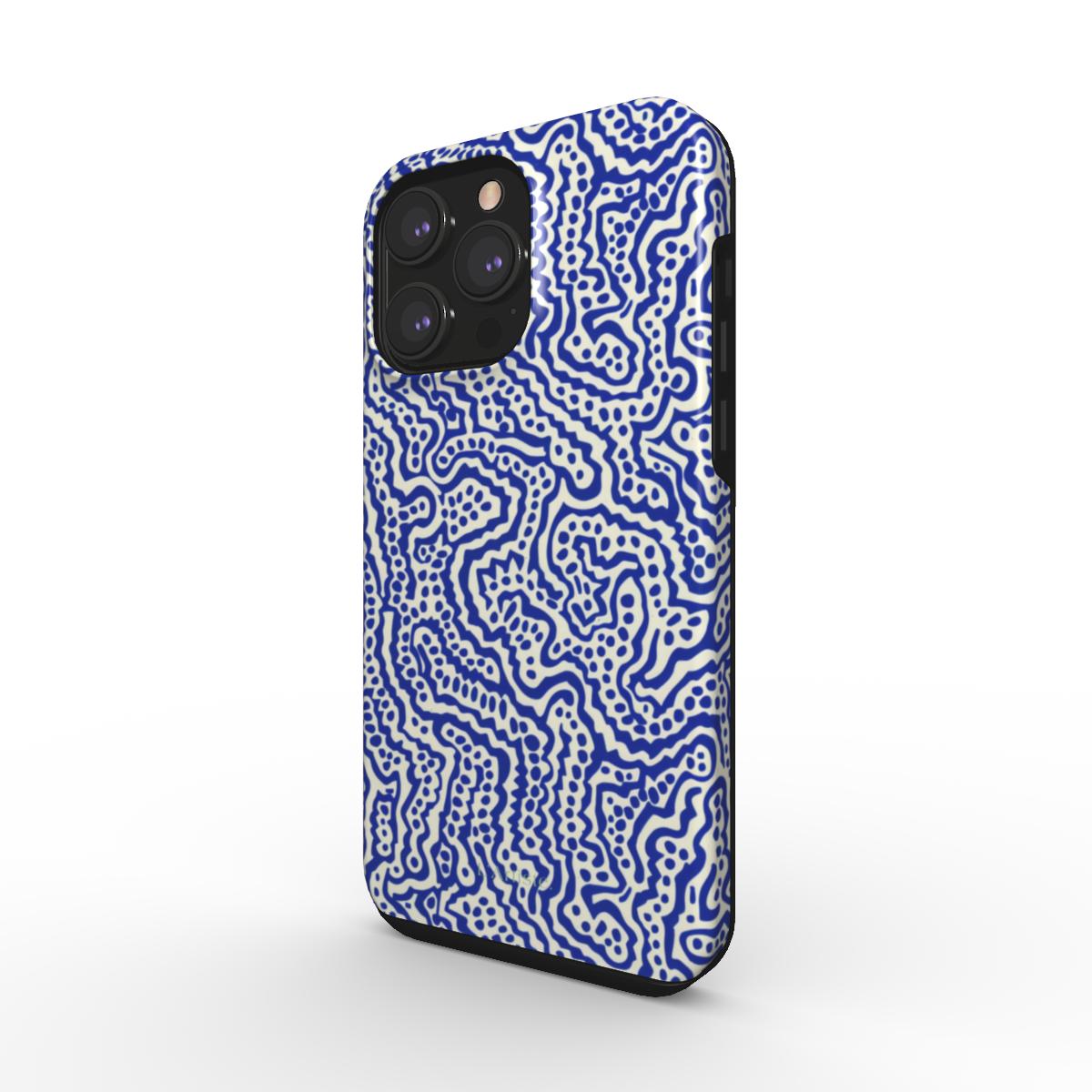 Abstract Blue Phone Case