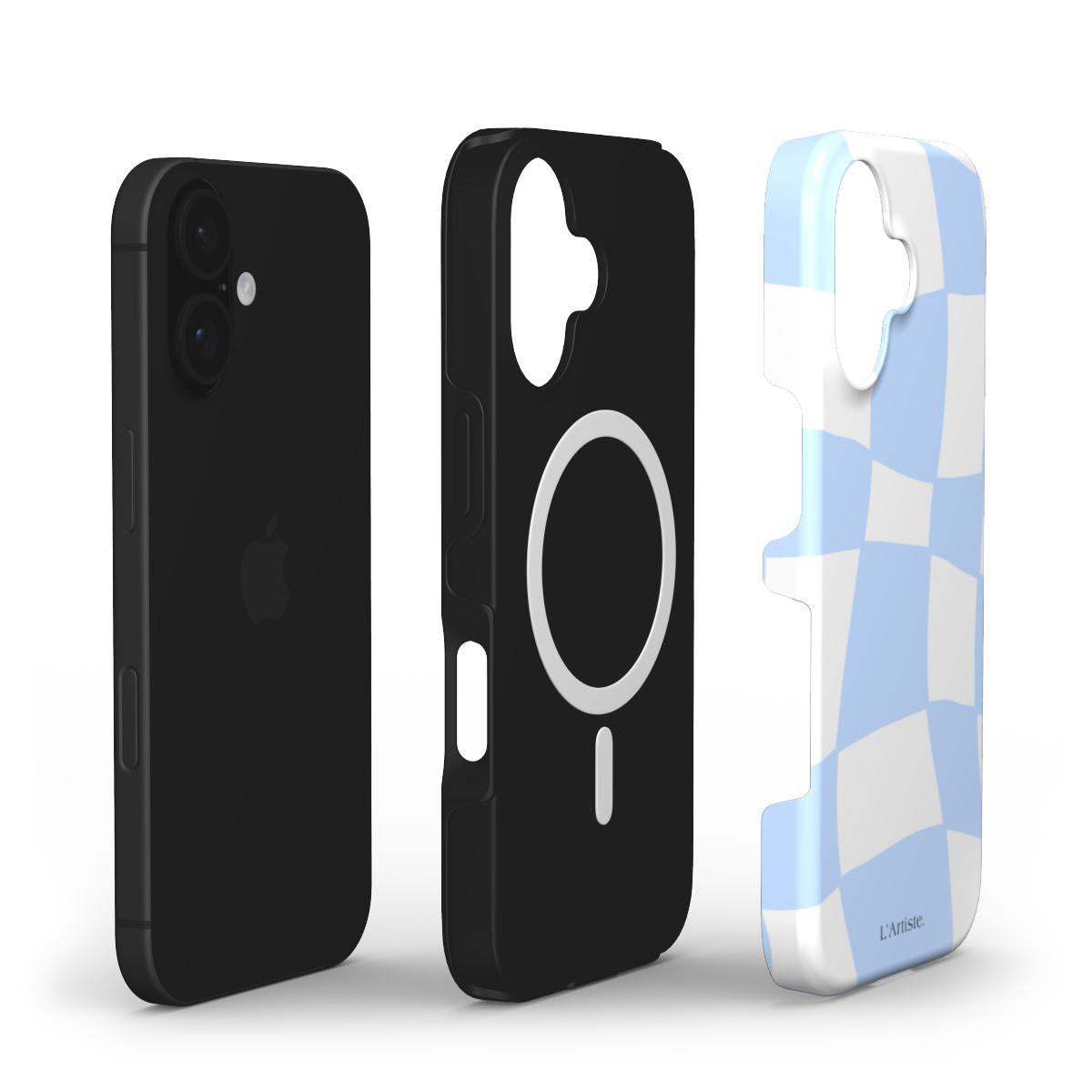 Blue Check Phone Case (MagSafe)