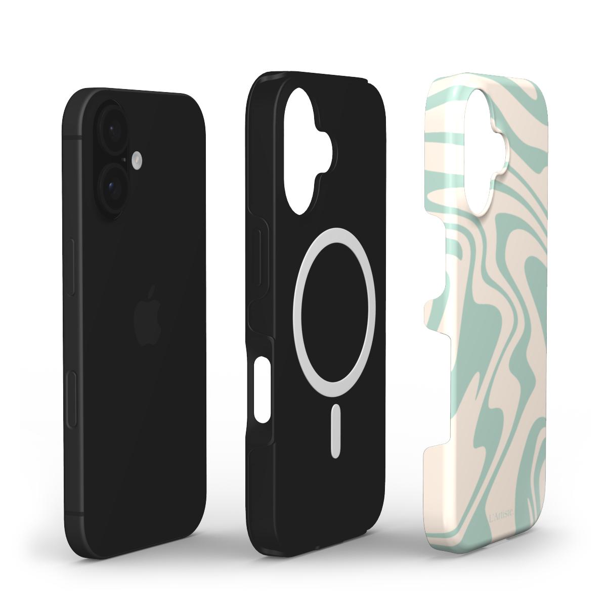 Green Swirl Phone Case (MagSafe)