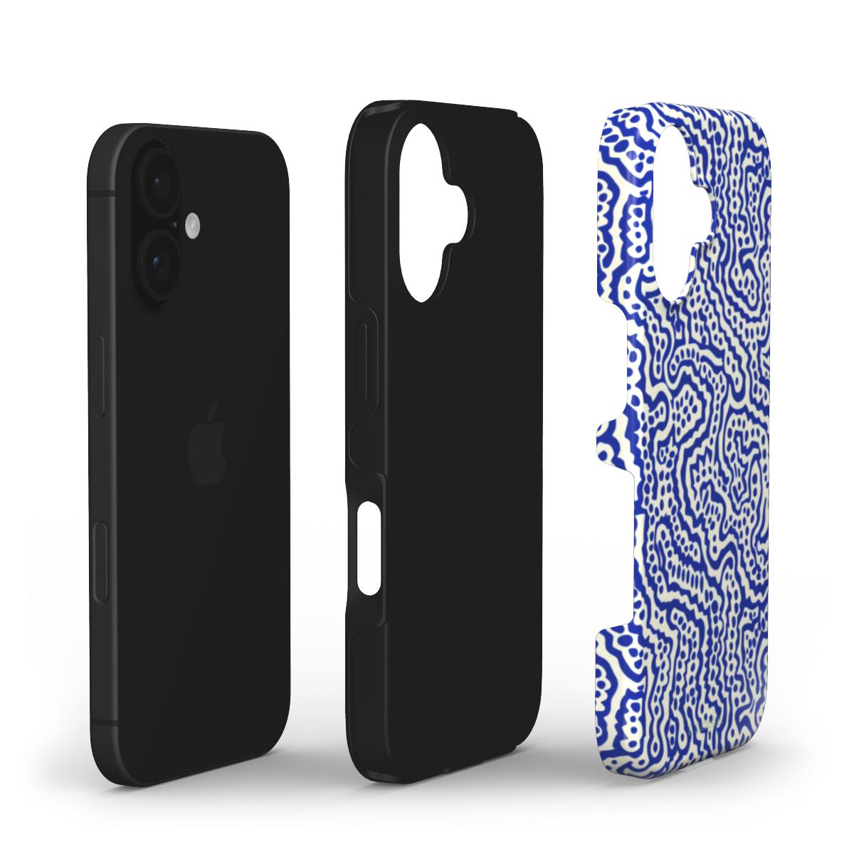 Abstract Blue Phone Case