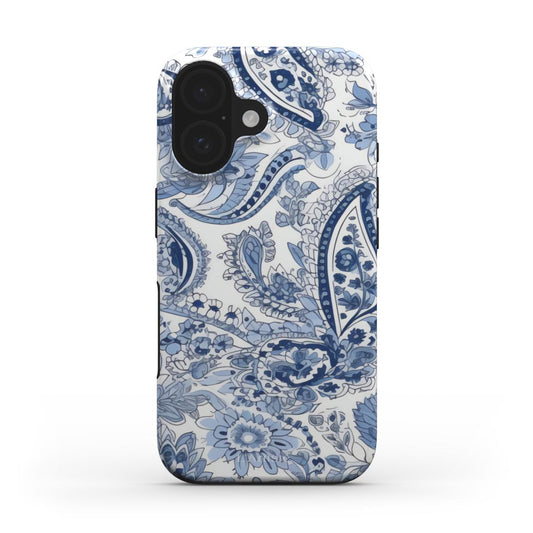 Blue Paisley Phone Case