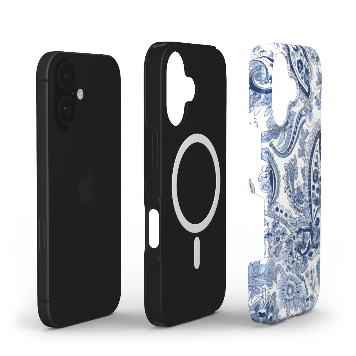 Blue Paisley Phone Case (MagSafe)